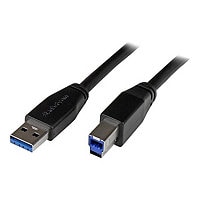 StarTech.com 15ft Active USB 3.0 USB-A to USB-B Cable - M/M - USB 3.1 Gen 1
