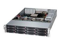 Supermicro SuperStorage Server 6028R-E1CR12T - rack-mountable - no CPU - 0 MB