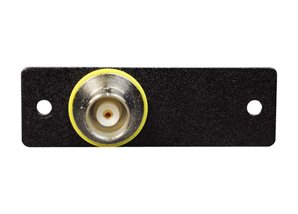 C2G Wiremold Audio/Video Interface Plates (AVIP) BNC Female to Female Barrel - faceplate
