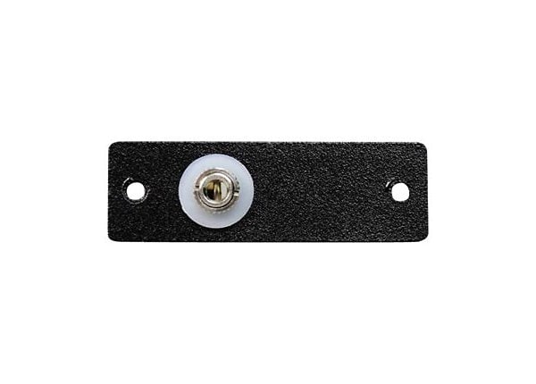 C2G Wiremold Audio/Video Interface Plates (AVIP) 3.5mm Stereo Mini Jack to Captive Screw Term - faceplate