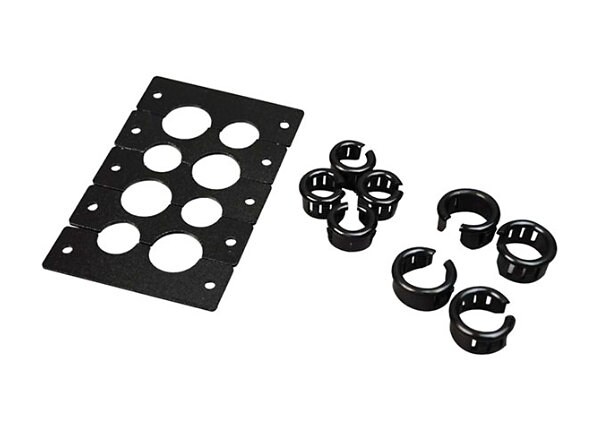 C2G Wiremold Audio/Video Interface Plates (AVIP) Cable Kit, 8 Openings (4 small and 4 large) - cable kit