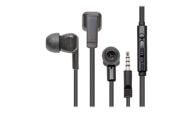 Califone E3T - Earphones with Mic - Wired - Black