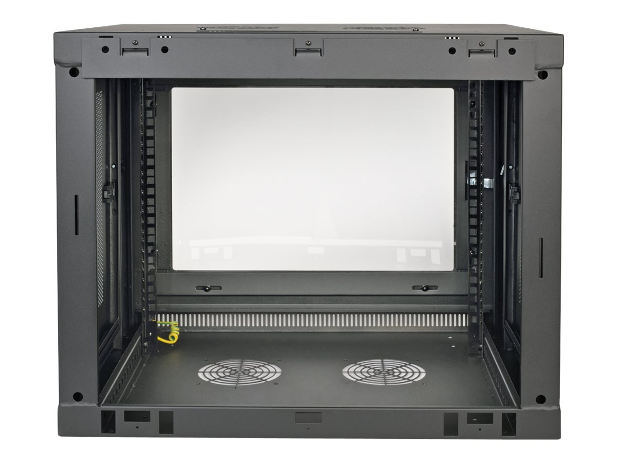 Thumbnail 3 of 7 for Eaton Tripp Lite Series SmartRack 9U Low-Profile Switch-Depth Wall-Mount Mini Rack Enclosure, Clear Acrylic Window