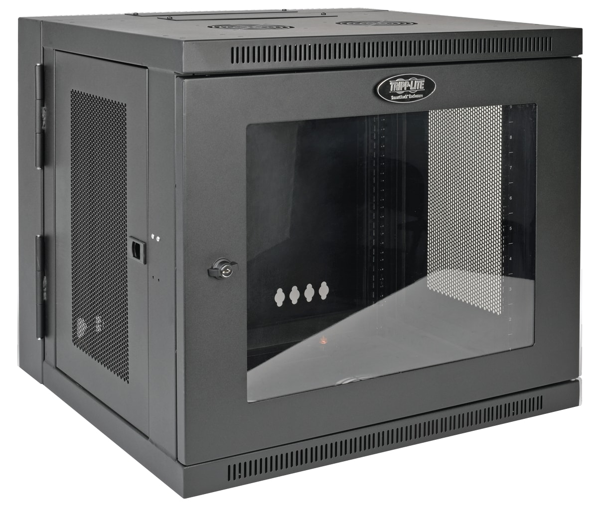 Tripp Lite 10U Wall Mount Rack Enclosure Server Cabinet w/Swinging Door Acrylic Window - rack - 10U