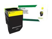 Lexmark 800HYG - High Yield - yellow - original - toner cartridge - LCCP, L