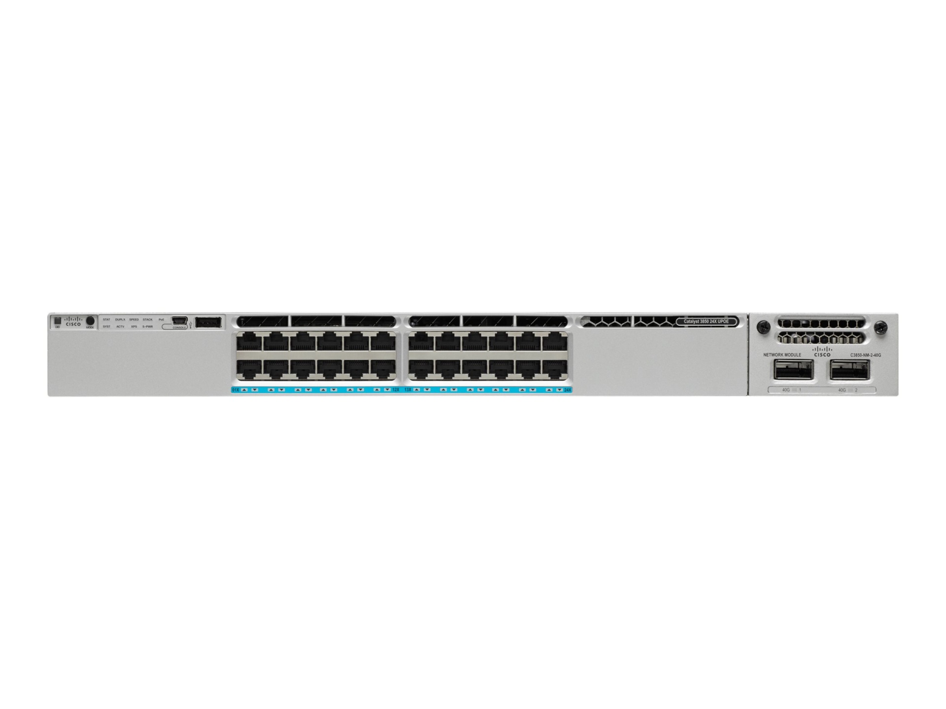 Cisco Catalyst 3850-24XU-E - switch - 24 ports - managed - rack-mountable