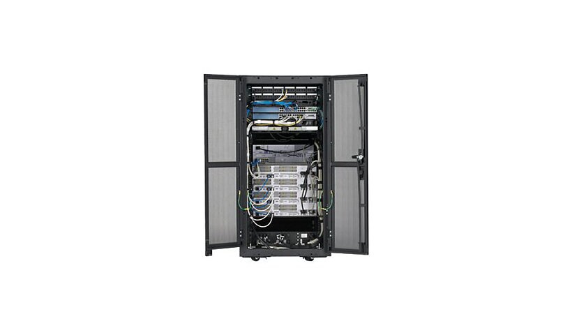 Panduit Pre-Configured Industrial Micro Data Center rack - 24U