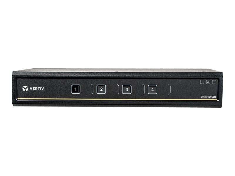 Vertiv Cybex SC 940H, 4-Port, HDMI, DH, Secure KVM, TAA Compliant