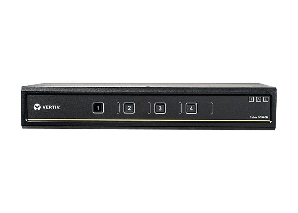 Vertiv Cybex SC 940H, 4-Port, HDMI, DH, Secure KVM, TAA Compliant