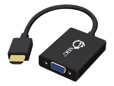 SIIG ALUM HDMI/VGA ADAPT CONV W/AUD