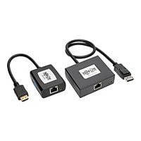 Tripp Lite DisplayPort to HDMI Over Cat5/6 Video Extender Transmittor & Receiver - video/audio extender - TAA Compliant