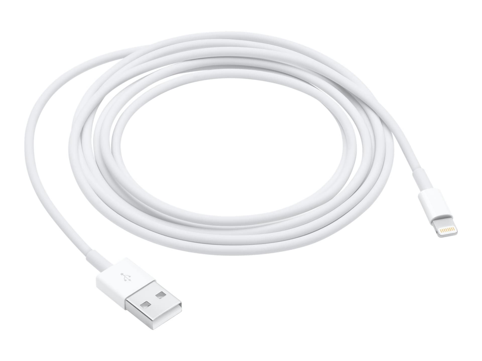 Apple Lightning cable - Lightning / 6.6 ft - MD819AM/A - USB Cables - CDW.com