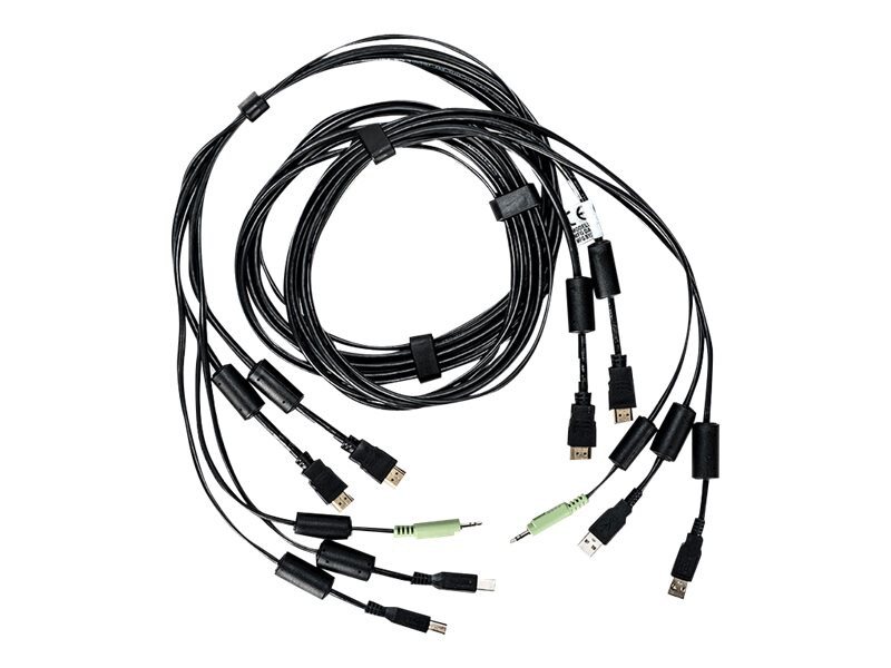 Liebert - keyboard / video / mouse / audio cable - 10 ft
