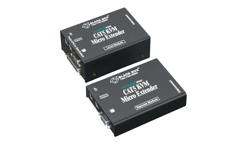 Black Box ServSwitch CAT5 Micro Extender Kit - rallonge KVM