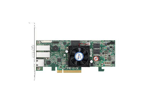 Areca ARC-1883x - contrôleur de stockage (RAID) - SATA 6Gb/s / SAS 12Gb/s - PCIe 3.0 x8