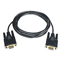 Tripp Lite 6' Null Modem Serial DB9 RS232 Cable Adapter Gold F/F 6ft