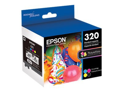 Epson 320 - color (cyan, magenta, yellow, black) - original - ink cartridge