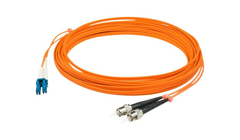 Proline 30cm LC (M) to ST (F) Orange OM1 Duplex Fiber OFNR Patch Cable