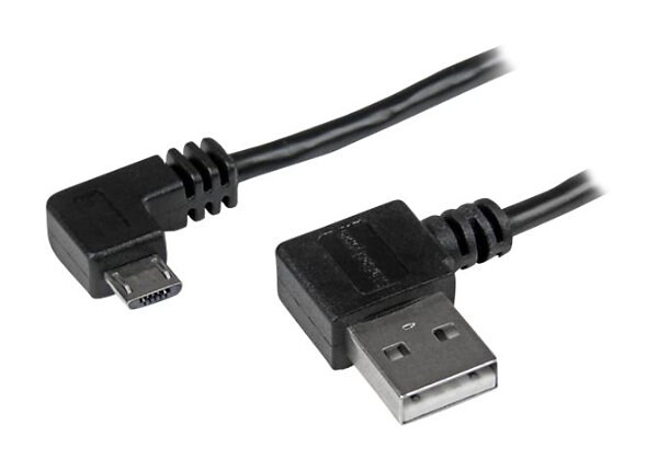 StarTech.com 1m / 3 ft Micro-USB Cable with Right-Angled Connectors - M/M