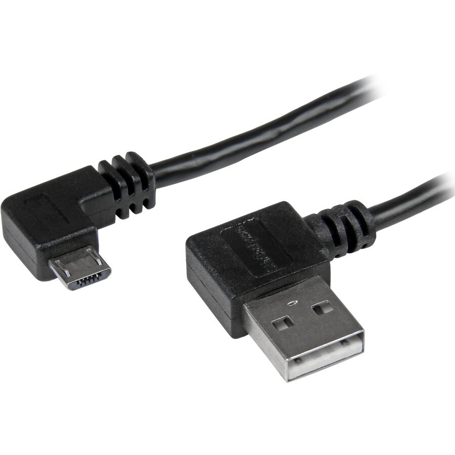 StarTech.com 2m / 6 ft Micro-USB Cable with Right-Angled Connectors - M/M