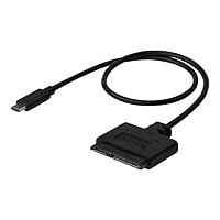 StarTech.com USB C To SATA Adapter - for 2.5" SATA Drives - UASP - External Hard Drive Cable - USB Type C to SATA