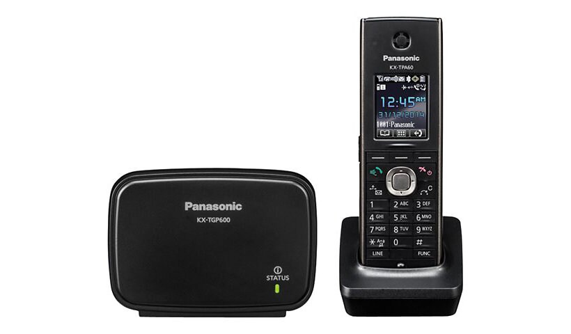Panasonic KX-TGP600 - cordless VoIP phone - 3-way call capability