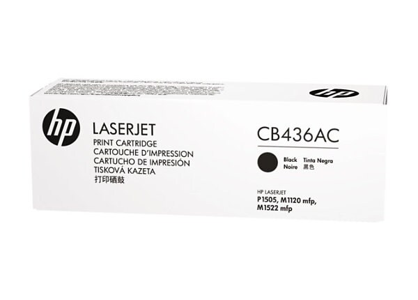 HP CB436AC Black Contract LaserJet Cartridge