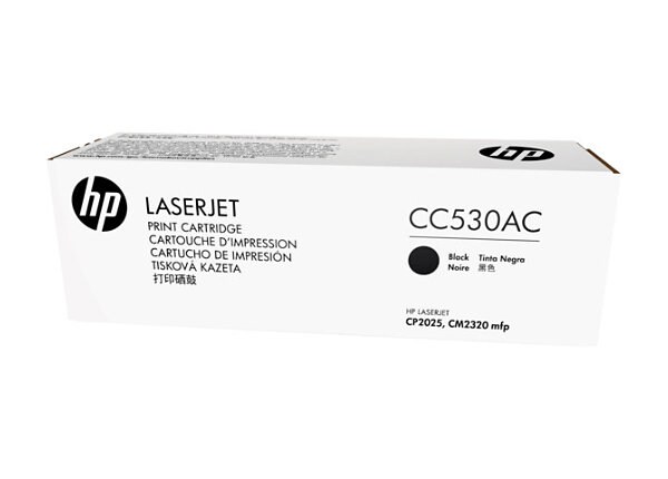 HP CC530AC Black Contract LaserJet Cartridge