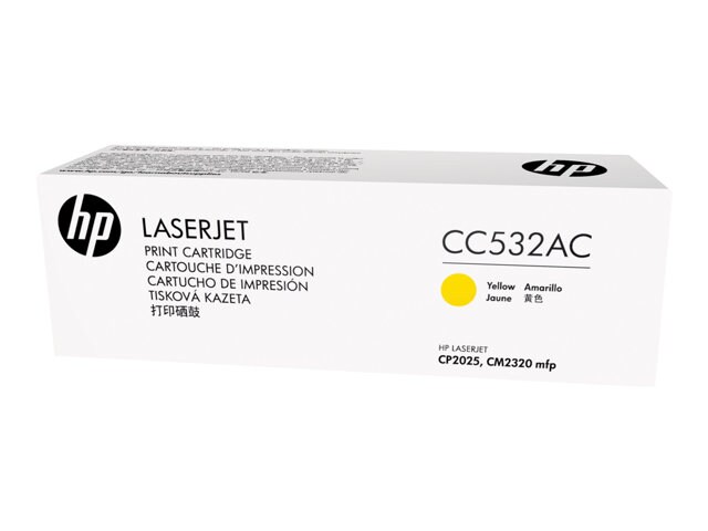 HP CC532AC Yellow Contract LaserJet Cartridge