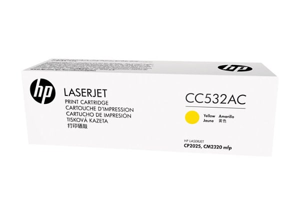 HP CC532AC Yellow Contract LaserJet Cartridge
