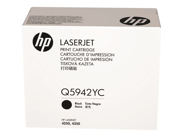 HP Q5942YC Extra High Capacity Black Contract LaserJet Cartridge
