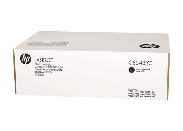 HP C8543YC Extra High Capacity Black Contract LaserJet Cartridge