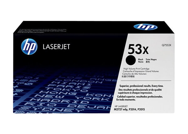 HP Q7553XC  High Yield Black Contract LJ Cartridge