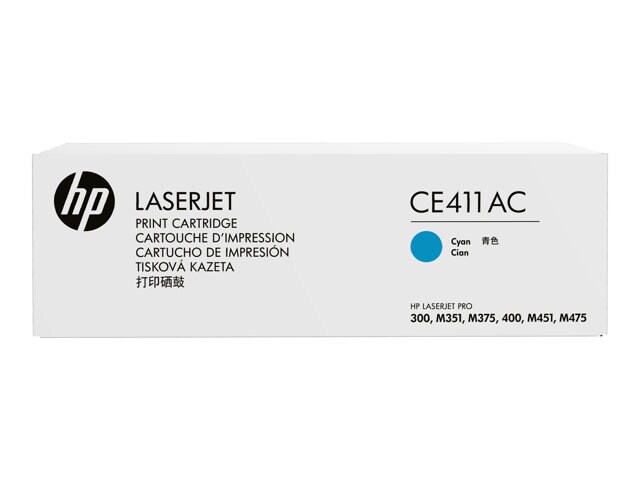 HP CE411AC Cyan Contract LaserJet Cartridge