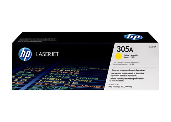 HP CE412AC Yellow Contract LaserJet Cartridge