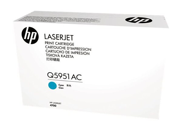HP Q5951AC Cyan Black Contract LJ Cartridge