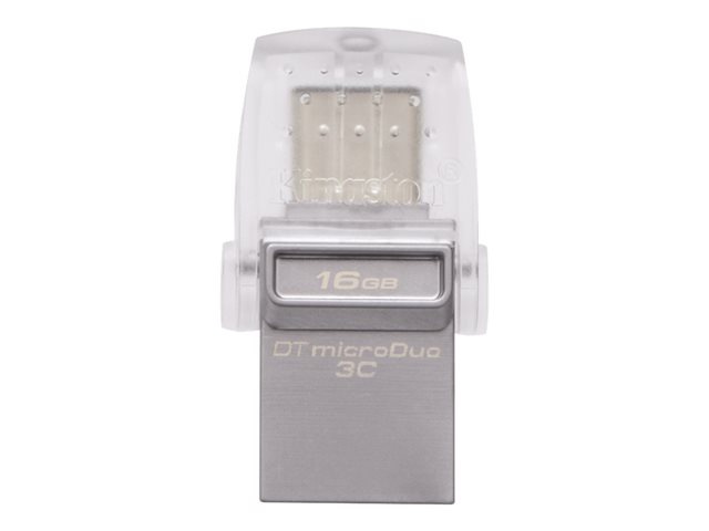 Kingston DataTraveler microDuo 3C - USB flash drive - 16 GB