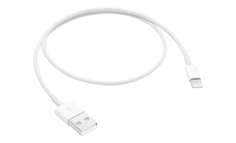 Apple 1.6' Lightning-to-USB Cable White ME291ZM/A - Best Buy