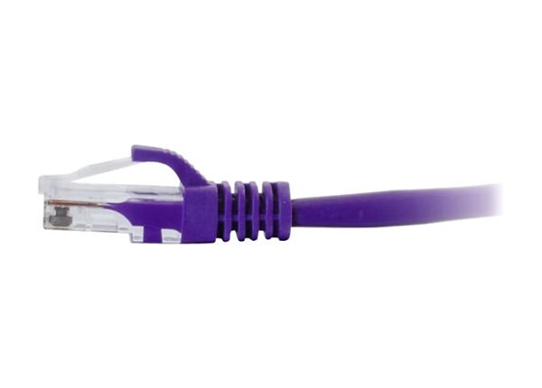 C2G Cat5e Snagless Unshielded (UTP) Network Patch Cable - patch cable - 15.24 m - purple