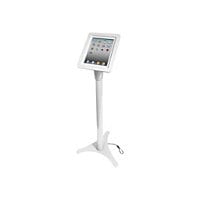 Compulocks Executive Adjustable iPad 9.7" Floor Stand White - stand - for t