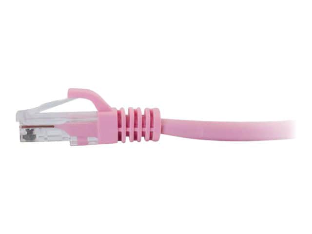 C2G Cat5e Snagless Unshielded (UTP) Network Patch Cable - patch cable - 30.48 m - pink