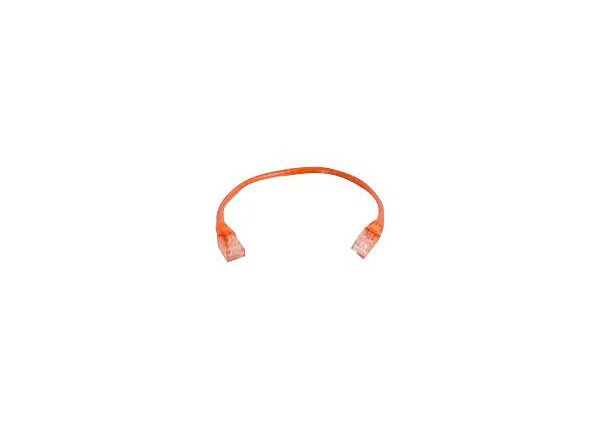 C2G 6in Cat6 Snagless Unshielded (UTP) Ethernet Network Patch Cable - Orange - patch cable - 15.2 cm - orange
