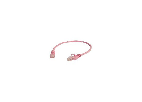 C2G 6in Cat6 Snagless Unshielded (UTP) Ethernet Network Patch Cable - Pink - patch cable - 15.2 cm - pink