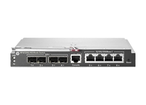 HPE 6125G/XG Ethernet Blade Switch - switch - 8 ports - managed - plug-in module