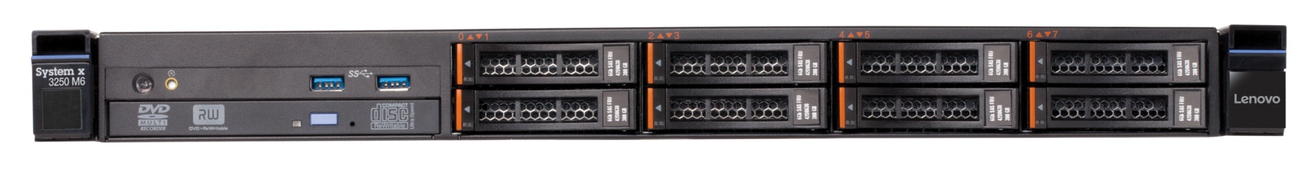 Lenovo System x3250 M5 - rack-mountable - Xeon E3-1231V3 3.4 GHz - 16 GB - 0 GB