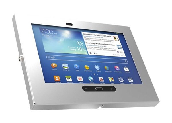 Compulocks Full Jacket - Galaxy Tab 3 10.1" Wall Mount Enclosure - Silver - mounting kit