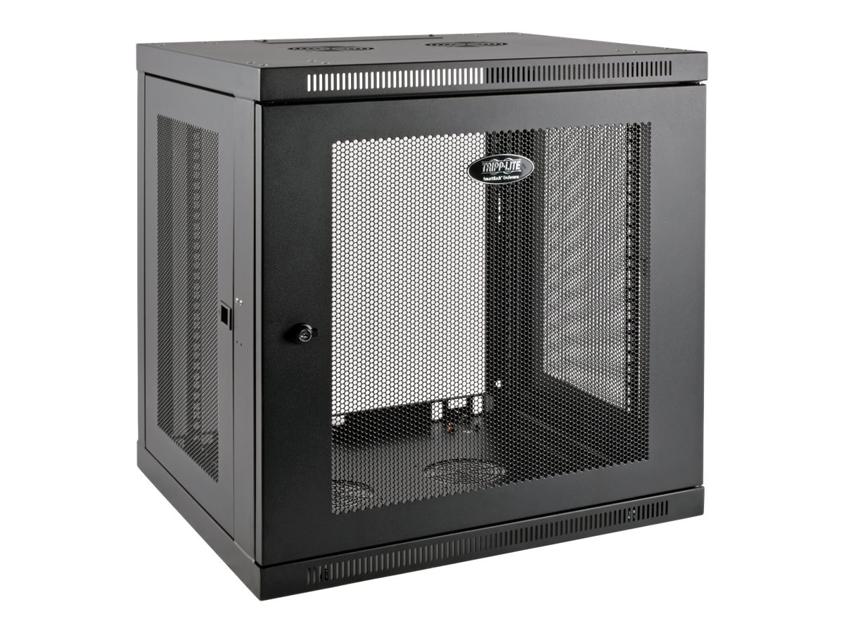 Tripp Lite 12U Wall Mount Rack Enclosure Cabinet Low Profile Deep Switch