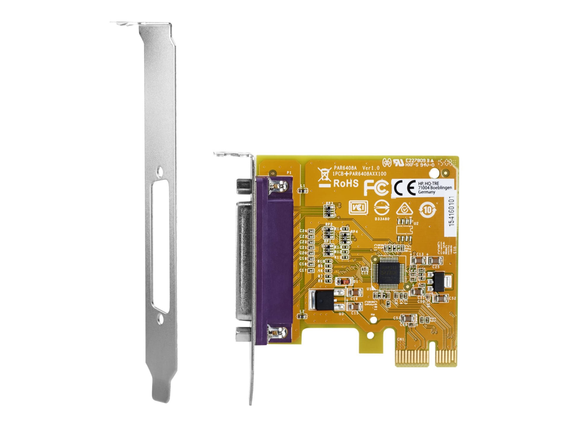 HP PCIe x1 Parallel Port Card