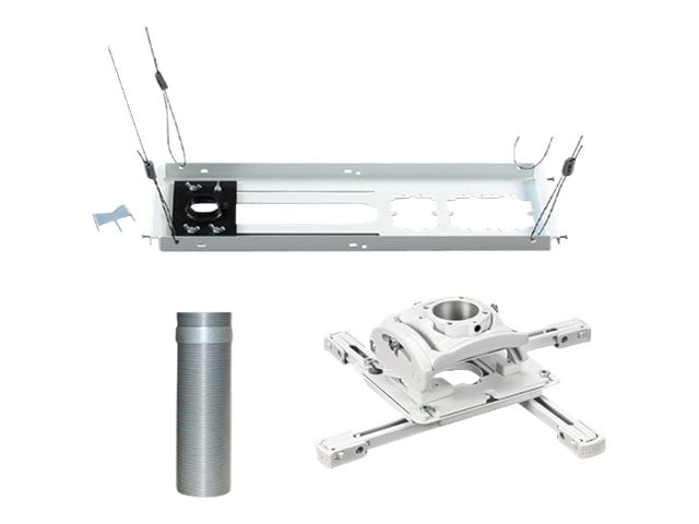 Chief RPA Elite Universal Projector Kit - Includes Projector Mount, Threaded Column, and Suspended Ceiling Kit - White