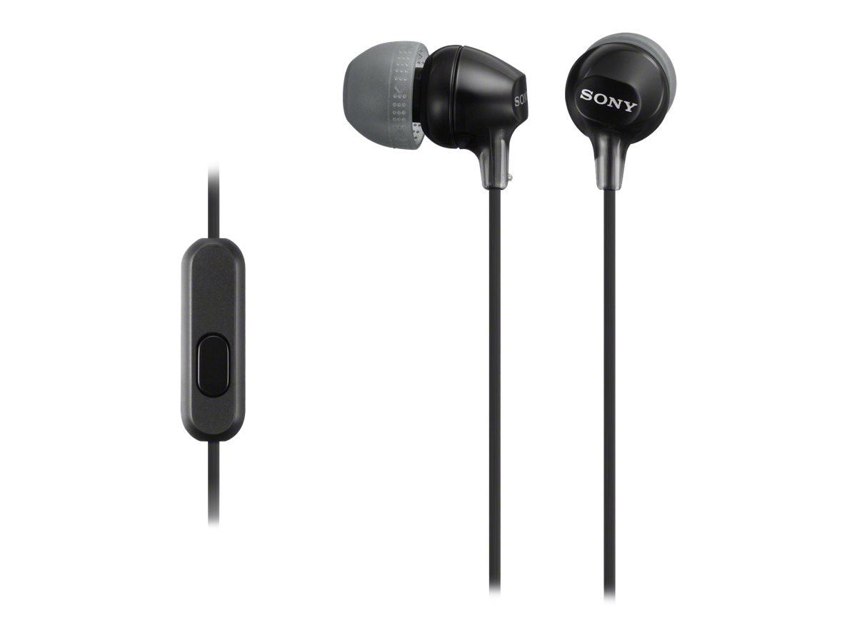 Sony MDR-EX15AP/B - earphones with mic